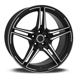 汽车配件黑色颜色定制4孔轮辋赛车铝合金越野车轮轮胎轮辋