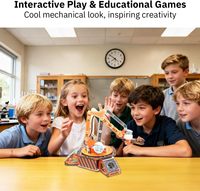 Kit de Ingeniería para Experimentos Científicos de Madera, Kit de Construcción de Brazo Robótico, Kits STEM para Niños