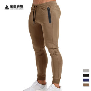 กางเกงจ็อกเกอร์เอวยางยืดสีเทาสำหรับผู้ชาย มีกระเป๋าซิป ระบายอากาศได้ดี เหมาะสำหรับออกกำลังกาย วิ่ง และสวมใส่ลำลอง - Product Image 4