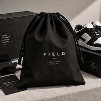 Sac à chaussures en toile personnalisé de luxe avec impression de logo pour les marques de baskets