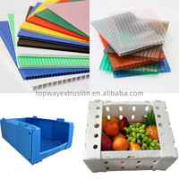 Máquina para Fabricar Láminas Huecas de Plástico PP para Embalaje y Envío, Línea de Extrusión de Láminas Huecas de Doble Pared Corrugadas