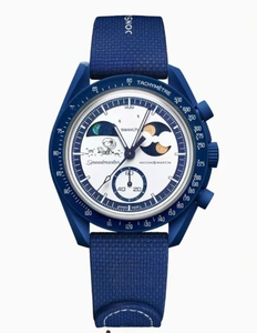 Orologio al Quarzo <span class=keywords><strong>di</strong></span> Lusso Cronografo a Sei Lancette con Quadrante Acrilico Luminescente Diametro 42mm per Uomo e Donna - <span class=keywords><strong>Programma</strong></span> Nordich Moon Mercury VSF - Product Image 5