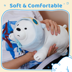 Peluche de los Ositos Desnudos en Posición Acostada, Oso Polar, Lindo Peluche de Animal para Niños, Regalo - Product Image 3