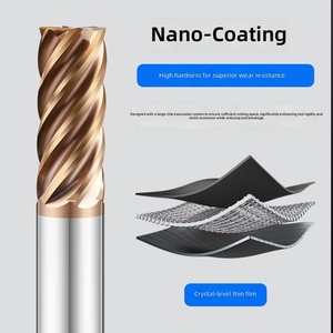 ดอกกัด 6 ฟลุต ขนาด 4-12 มม. แบบยาวพิเศษ สำหรับงานกัดเหล็กแข็ง - Product Image 2