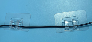 Artículo en Oferta, Abrazadera <span class=keywords><strong>de</strong></span> Cable Transparente, Almacenamiento sin Clavos en <span class=keywords><strong>la</strong></span> Pared, Organizador <span class=keywords><strong>de</strong></span> Cables <span class=keywords><strong>de</strong></span> Red - Product Image 6