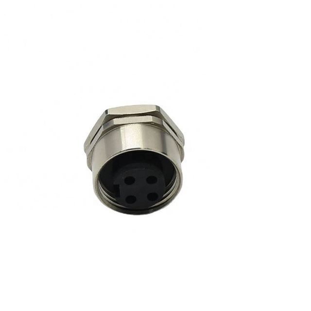 Waterproof 7/8" Connector 4 Pin Din Equipment Aviation Circular Female Socket for PCB Application Direct from Supplier