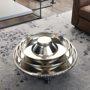 Customizable Interactive Stainless Steel Pet Feeder <strong>Personalized</strong> <strong>Dog</strong> <strong>Bowl</strong> Solid Pattern Healthy Diet Eco-Friendly Waterproof - Product Image 3