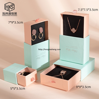 Caja de Joyería con Logotipo Personalizado, Caja Organizadora de Joyería de Alta Calidad, Caja de Papel para Anillos, Aretes y Collares