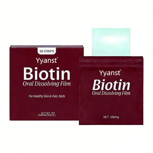 OEM/ODM Formule entièrement naturelle éclaircissante pour la peau, anti-rides, bandes orales de biotine, vitamines à dissolution rapide, dose personnalisée pour adultes - Product Image 1