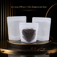 Sacs d'emballage pour biscuits imprimés sur mesure, en aluminium imperméable et anti-fuite, avec fermeture éclair refermable et base stable.