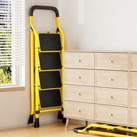 Échelle pliante à 3/4/5/6 marches, échelle pliable pour la maison