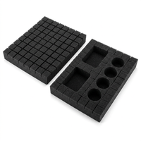Plateau en mousse EPE personnalisable, prédécoupé en cubes, étanche, pour boîte à outils, DIY