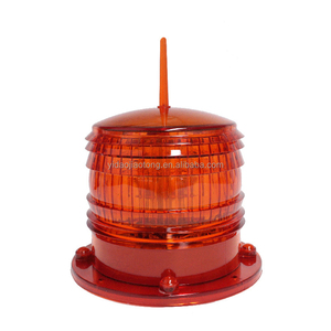 Luz de Navegación Marina Solar con 2 Baterías Recargables Ni-MH de 1.2V - Lámpara de Señalización para Aeropuertos y Grúas Torre - Product Image 1