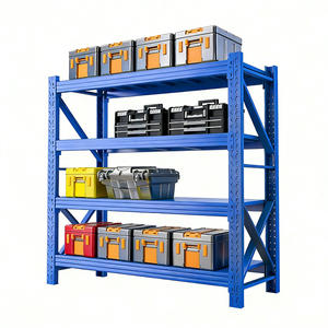 Étagères en acier en gros pour entrepôts, rayonnages industriels, étagères de stockage, rayonnages multi-niveaux, rayonnages modulaires - Product Image 5