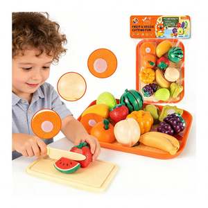 Juego de Juguetes de Cocina de Fantasía Científica Educativos para Niños de 12+ Años, de Plástico, para Cortar Frutas y Verduras, Juego de Roles de Cocina, Aprendizaje - Product Image 2