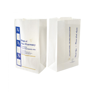 logotipo <span class=keywords><strong>de</strong></span> venta al por menor <span class=keywords><strong>de</strong></span> la farmacia <span class=keywords><strong>de</strong></span> bolsas <span class=keywords><strong>de</strong></span> papel kraft para la medicina autobús barco aire - Product Image 3