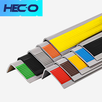 Profilé de nez de marche en PVC caoutchouc coloré, moderne, en forme de L, antidérapant et anti-usure, pour la décoration résidentielle et commerciale