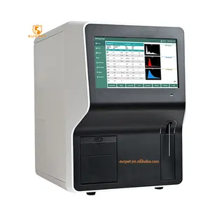 EUR PET Instrumento Clínico Vet Hematologia Analyzer Máquina de Teste de Sangue de 3 partes Analisador Hematologia Totalmente Automático