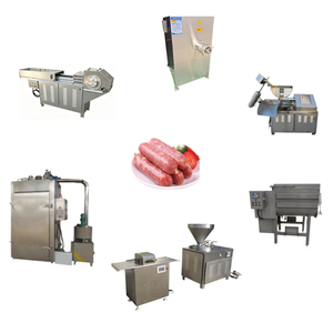 Ligne de production de saucisses entièrement automatique en acier inoxydable 304, machine industrielle pour la fabrication de saucisses et de salami, <span class=keywords><strong>prix</strong></span> - Product Image 1
