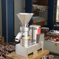 Broyeur à l'ail et au gingembre Machine à beurre de cacahuète et pâte de sésame avec moteur pour moulin à farine boulangerie production de snacks