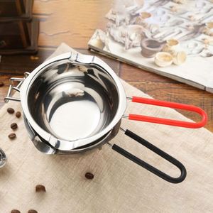 Pot à chocolat en acier inoxydable, pot à fondue, bol à fondue pour faire fondre le chocolat, les bonbons, le fromage, le beurre - Product Image 4