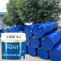 Peinture liquide à base d'eau, antirouille, pour métal extérieur - Faible teneur en COV, résistante aux UV, séchage rapide, sans apprêt nécessaire, 5 ans