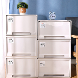 Chenyi Chất Lượng Cao Nhựa Đồ Lặt Vặt Lưu Trữ Container Lớn Nhựa Stackable Ngăn Kéo Hộ Gia Đình Quần Áo Lưu Trữ Bin & Hộp - Product Image 3