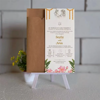Cartes d'invitation élégantes haut de gamme avec estampage à chaud, texte personnalisé, mariages, événements d'entreprise, lancement de marques de luxe, totems colorés