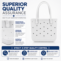 Sac de plage personnalisé en EVA, imperméable, grande capacité, sac fourre-tout en caoutchouc, sac à main d'été pour l'extérieur, vente en gros, OEM, marque privée