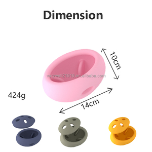 VaryWell Gamelle anti-glouton en silicone pour animaux, Tapis de léchage pour <span class=keywords><strong>chat</strong></span>, Balle interactive d'alimentation pour animaux, Anti-étouffement, Fournitures pour animaux, Logo personnalisé - Product Image 6