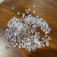 Granulés de polycarbonate vierge résistants aux UV, granulés de plastique PC, matière première pour abat-jour d'éclairage extérieur