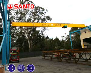 Châu Âu dầm đơn trên không cầu cẩu 5 tấn 10 tấn FEM M5 nhiệm vụ Lớp với đài phát thanh điều khiển từ xa - Product Image 1