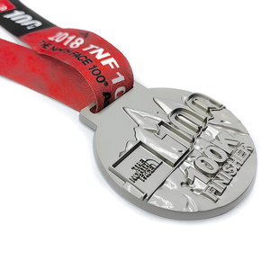 Medallas Deportivas Personalizadas de la Marca Enchun, Fundición a Presión, Aleación de Zinc, Bronce, Recubrimiento Antiguo, Color Personalizado, Plata, Fabricante de Recuerdos - Product Image 2