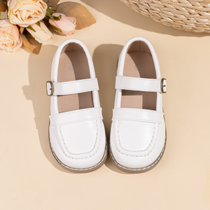 Zapatos Nuevos para Niñas, Zapatos de PU con Suela de Goma Cómoda, Zapatos de Vestir - Product Image 3