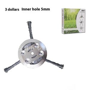 Cabezal de rueda de alambre de acero de corte eficiente y preciso de 6 pulgadas <span class=keywords><strong>para</strong></span> <span class=keywords><strong>accesorios</strong></span> de herramientas eléctricas de <span class=keywords><strong>desbrozadora</strong></span> de litio - Product Image 6