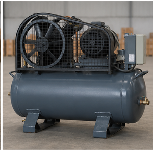 Heavy Duty Tank Mounted <b>Air</b> Compressor Electric Driven Industrial Compressor System For Factory And Workshop - Product Image 3