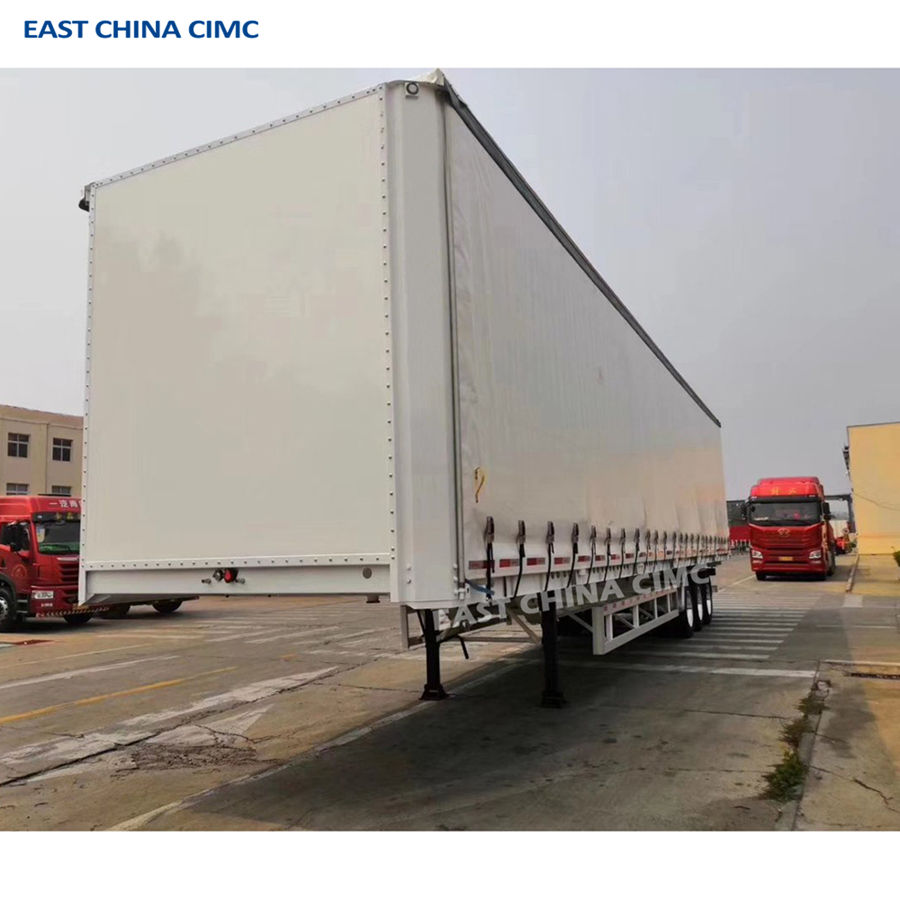 40 Tons Side Curtain Van Semi Trailer - Heavy Duty Transport, image size:900x900