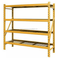 Étagère industrielle en acier à 4 niveaux, 77'' L x 24'' P x 72'' H, capacité de charge de 8000 livres, pour garage
