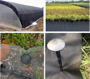 Garden Ground Nail Greenhouse Film Weed Prevention Ground Cloth Sunshade Fly <b>Net</b> Mulch Fix Tools PP <b>Plastic</b> - Product Image 6