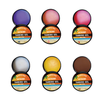 Gel Percepat Penyamakan Kulit Buah Zaleyae, Pencokelat Kulit Alami, Bronzer Tubuh untuk Kulit Bercahaya Sehat, Pelembap untuk Berjemur Tanpa Sinar Matahari, Gel Penyamakan Kulit Tanpa Sinar Matahari