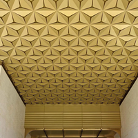 Panneau de plafond en métal moderne Prima avec construction en aluminium pour les applications de plafond des bâtiments publics