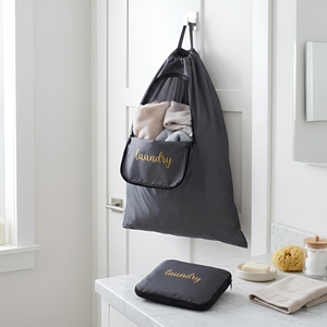 Borsa <span class=keywords><strong>per</strong></span> Bucato Grande, Leggera, Espandibile e Personalizzabile <span class=keywords><strong>per</strong></span> Viaggi, Pubblicità, Conservazione Vestiti Sporchi, con Cerniera e Coulisse in Poliestere - Product Image 1