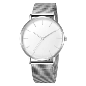 Ultra-Thin Men's <b>Watch</b> Simple 20mm Mesh Strap 40mm Dial Foreign Trade Wholesale Hot Selling <b>Watch</b> - Product Image 3