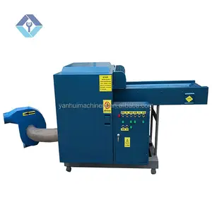 automatic waste fabric cloth shredding machine 20mm waste cotton yarn tearing machine Leather rag cutting machinery for sale