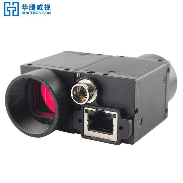 HT-GE134GC-T GigE 1.3MP 1/2" 91fps Machine Vision Global Shutter Ethernet Color Industrial Camera C Mouth 1280X1024 High Speed