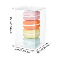 Boîte à dragées transparente en plastique pour bonbons, chocolats et desserts, idéale pour les baby showers, les fêtes et les cadeaux de la Saint-Valentin