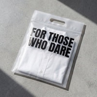 Sacs de courses avec logos, tailles variées, poignée découpée en PP, sac à fermeture éclair, sac refermable multi-spécifications en CPE, OPP, PE pour vêtements
