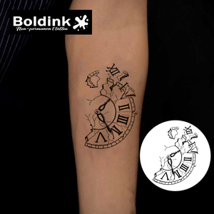 <span class=keywords><strong>Tatouage</strong></span> au jus de Jagua Boldink personnalisé, réaliste, effet montre cassée, résistant à l'eau, longue durée (2 semaines) - Product Image 3
