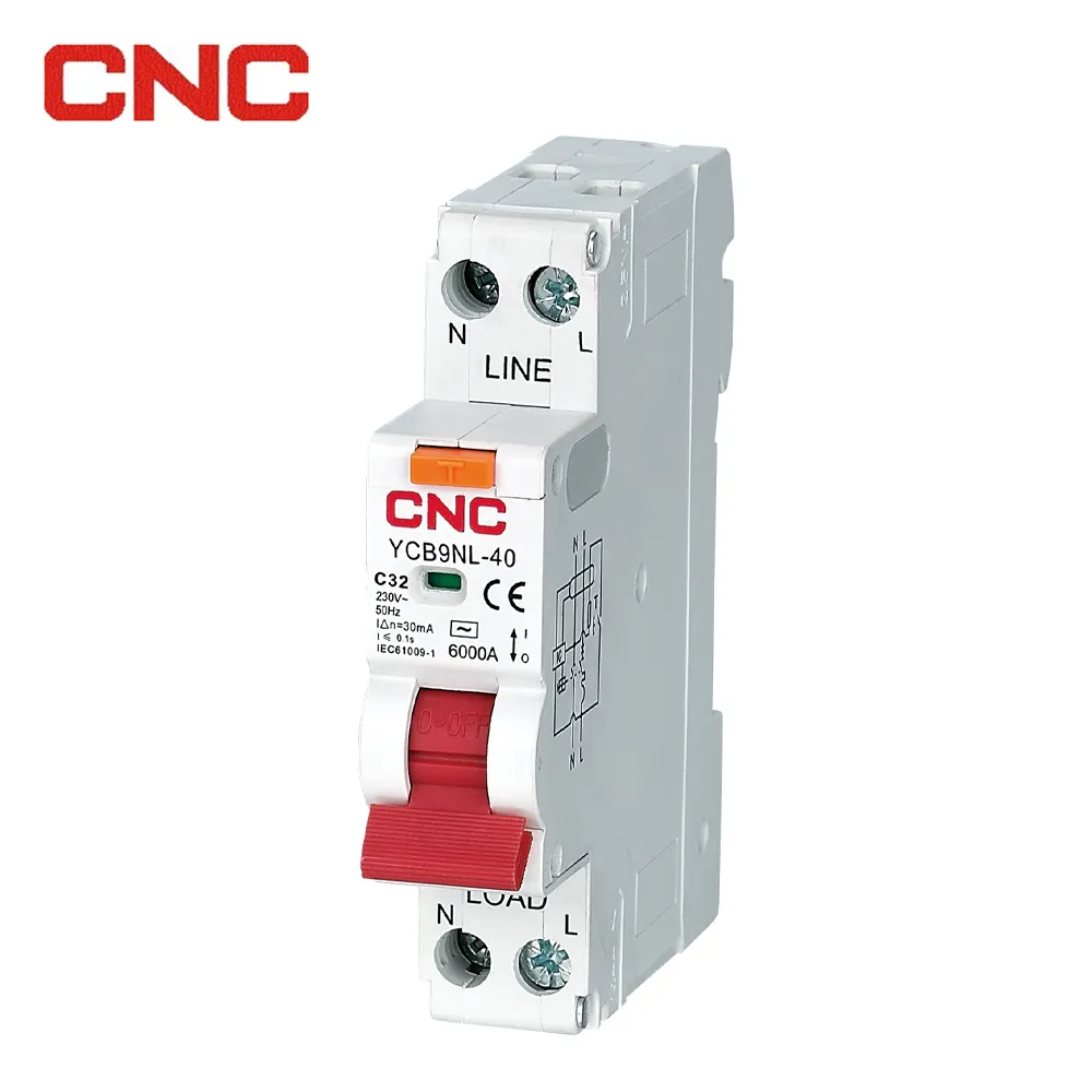 30ma 1p + n 6ka 230v Ac 25 Amp RCBO