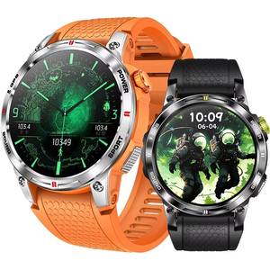 Montre Connectée NX18 PRO 2026 d'Extérieur avec Écran Amoled de 1,508 Pouces, Boussole, Appel Bluetooth, GPS pour Hommes, Suivi de Sport et Fitness Android, Gel de Silice - Product Image 1